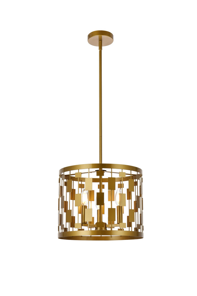 Elegant Lighting Pendant Light LD7074D14BR