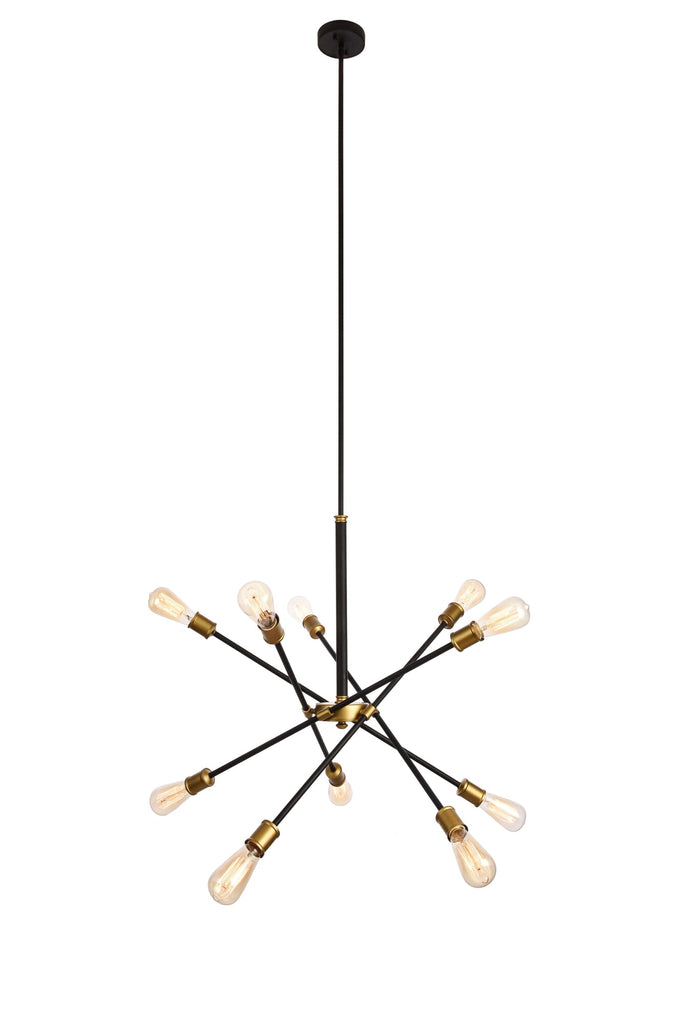 Elegant Lighting Chandelier LD8003D28BK