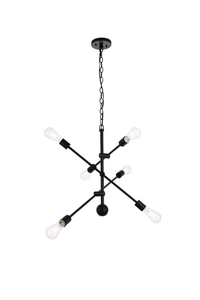 Elegant Lighting Pendant Light LD8006D29BLA