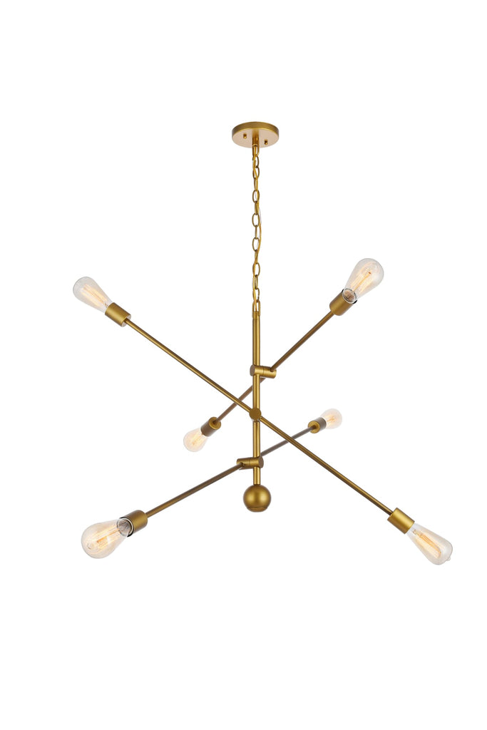 Elegant Lighting Pendant Light LD8011D42BR