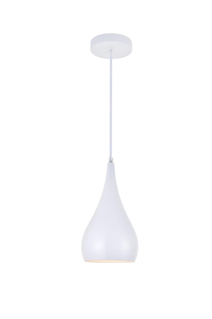 Elegant Lighting Pendant Light LDPD2001WH