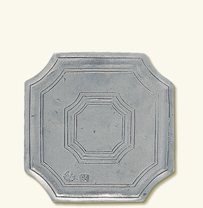 Match Pewter Octagonal Coaster Pair 977.2