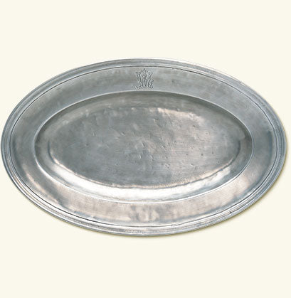 Match Pewter Oval Platter Wl A361.0