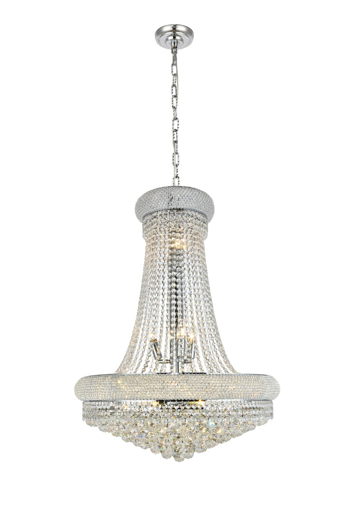 Elegant Lighting Chandelier Royal Cut V1800D28C/RC