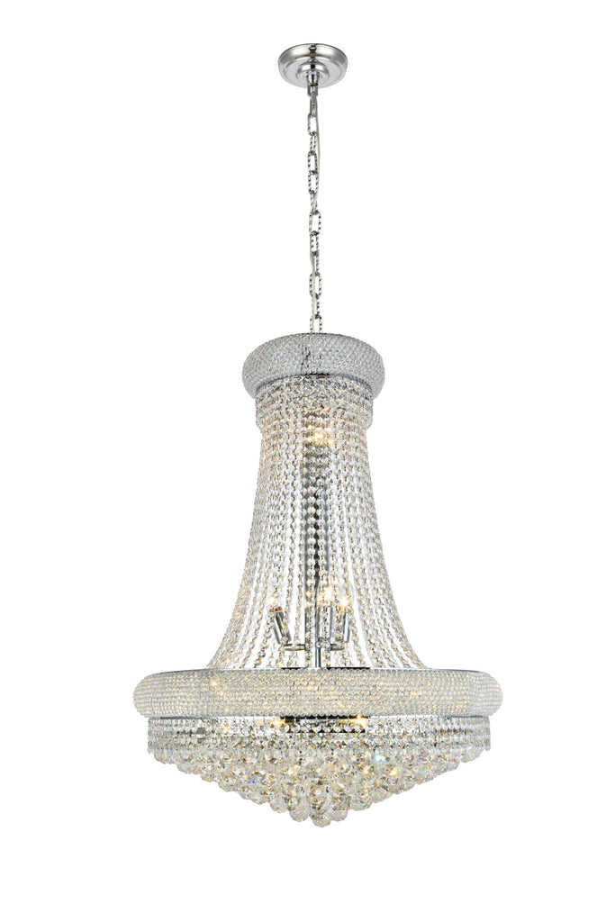 Elegant Lighting Chandelier Elegant Cut V1800D28C/EC