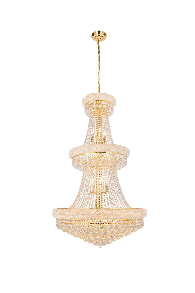 Elegant Lighting Chandelier Royal Cut V1800G30G/RC