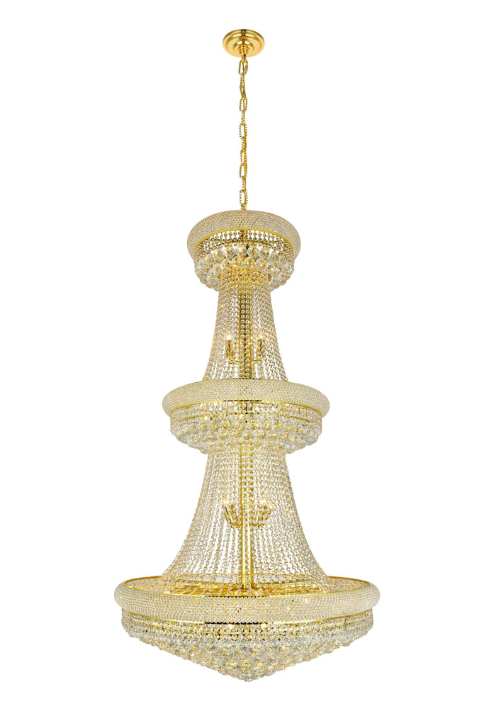 Elegant Lighting Chandelier Elegant Cut V1800G36G/EC