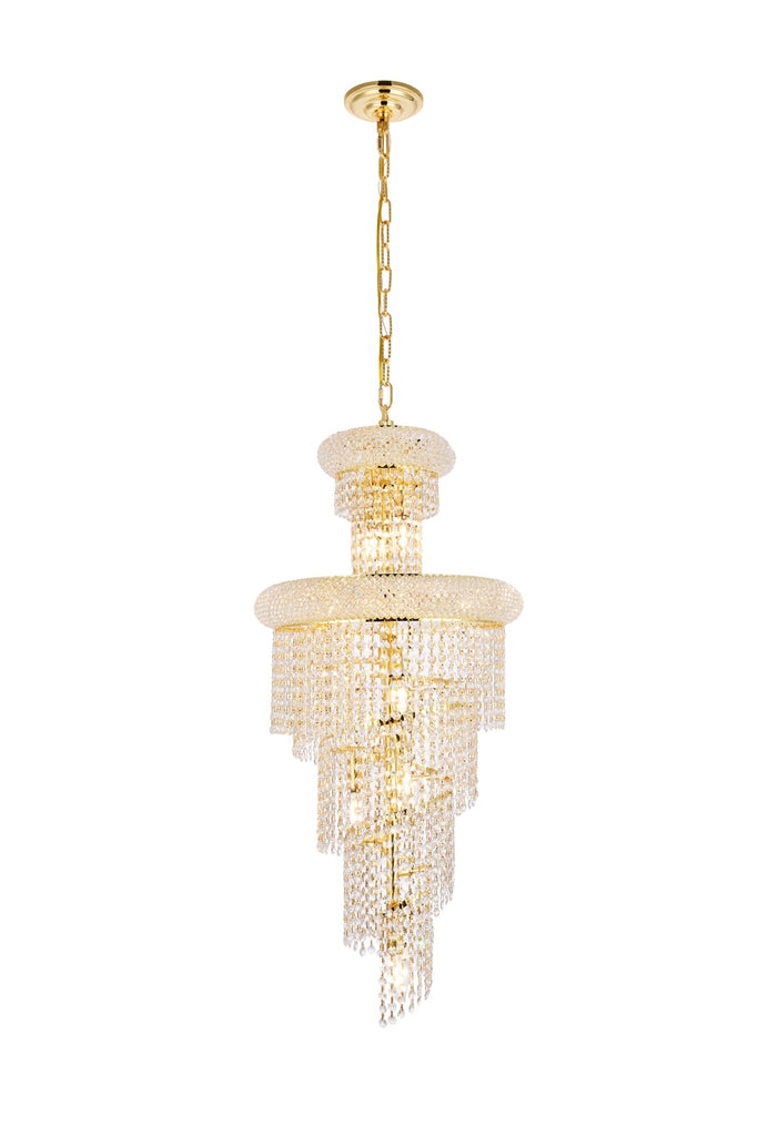 Elegant Lighting Pendant Light Royal Cut V1800SR16G/RC