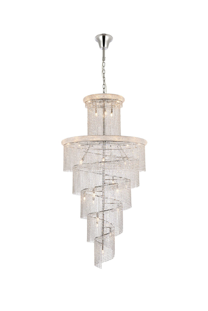 Elegant Lighting Chandelier Elegant Cut V1800SR48C/EC