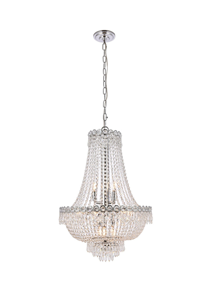 Elegant Lighting Chandelier Elegant Cut V1900D20C/EC