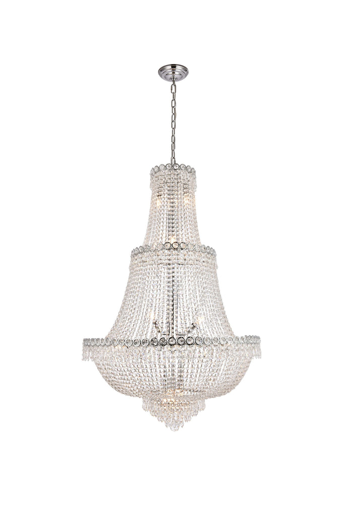 Elegant Lighting Chandelier Elegant Cut V1900G30C/EC