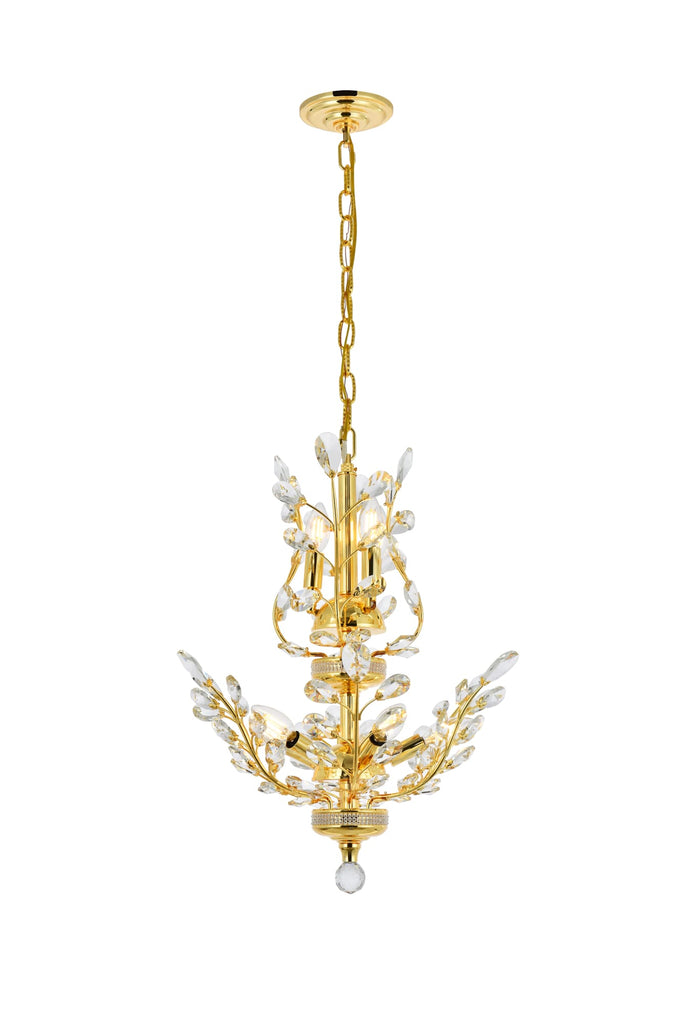 Elegant Lighting Chandelier Royal Cut V2011D21G/RC