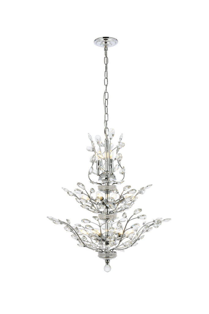 Elegant Lighting Chandelier Royal Cut V2011D27C/RC