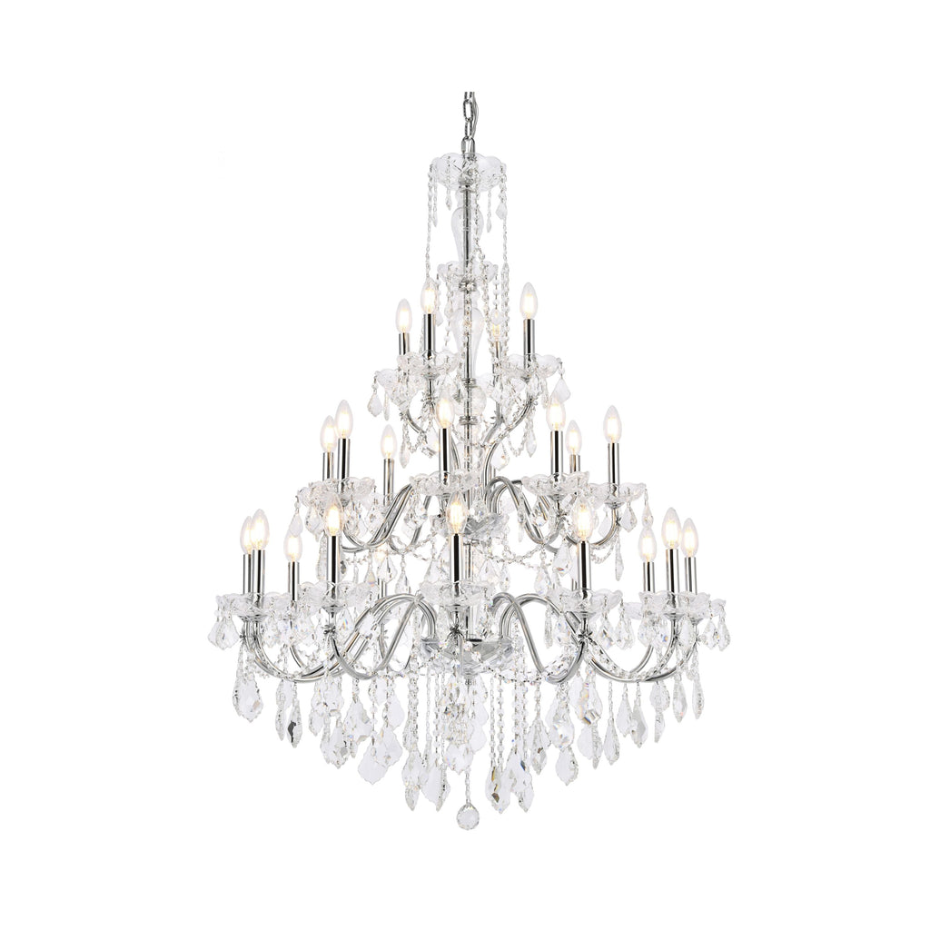 Elegant Lighting Chandelier Elegant Cut V2015G36C/EC