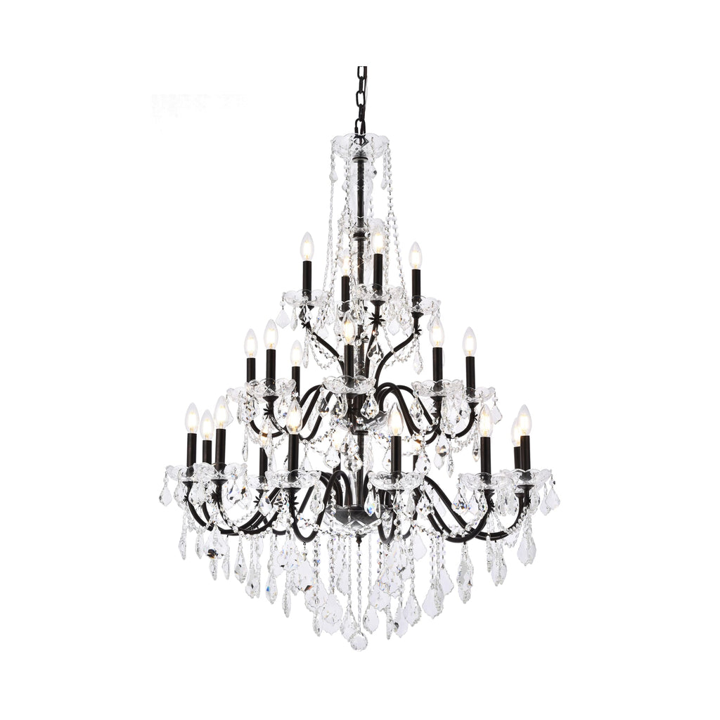 Elegant Lighting Chandelier Royal Cut V2015G36DB/RC