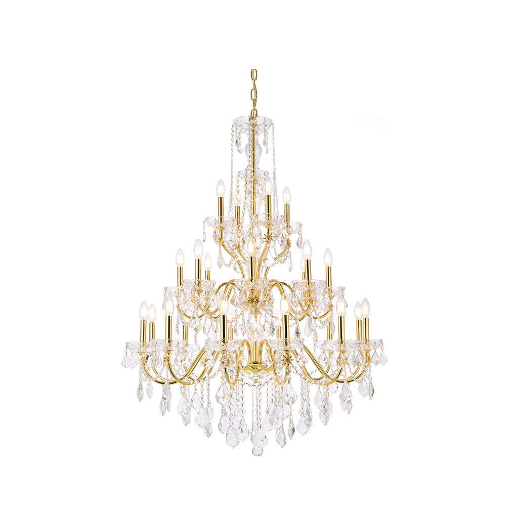 Elegant Lighting Chandelier Royal Cut V2015G36G/RC