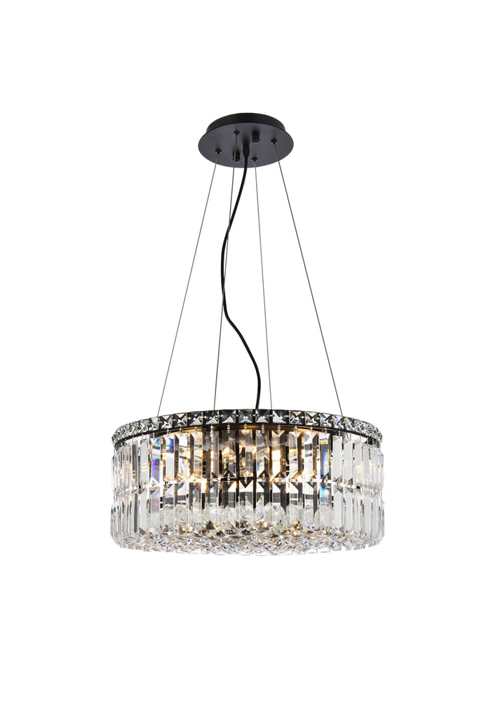 Elegant Lighting Chandelier Royal Cut V2030D20BK/RC