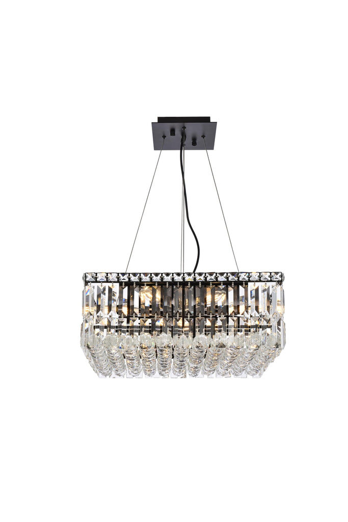 Elegant Lighting Chandelier Royal Cut V2032D20BK/RC