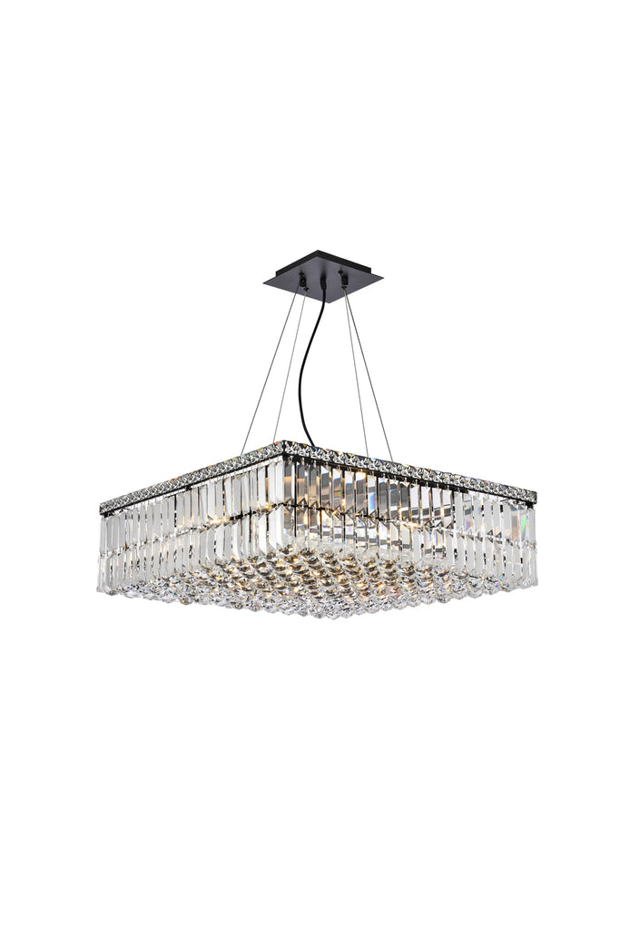 Elegant Lighting Chandelier Royal Cut V2032D24BK/RC