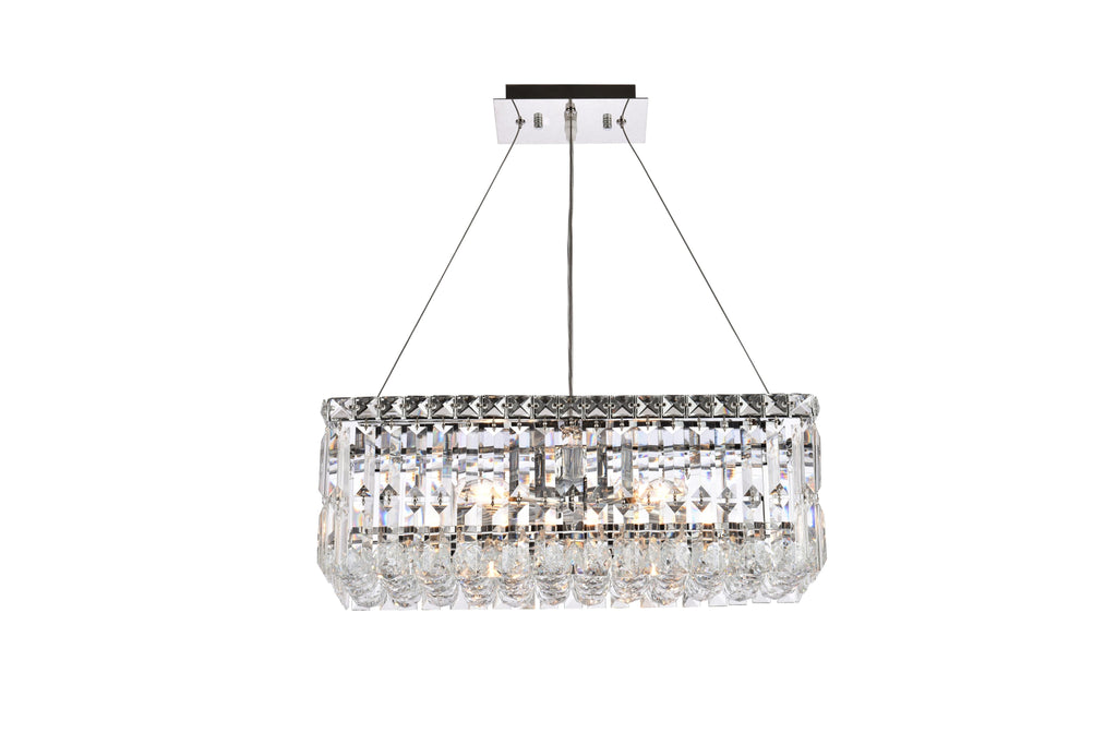 Elegant Lighting Chandelier Elegant Cut V2034D20C/EC