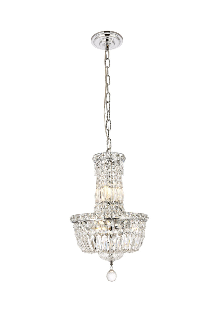 Elegant Lighting Pendant Light Elegant Cut V2528D12C/EC