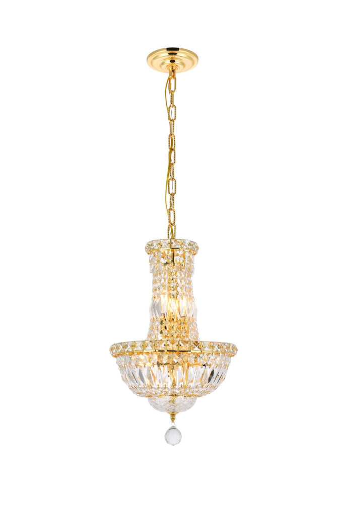 Elegant Lighting Pendant Light Royal Cut V2528D12G/RC