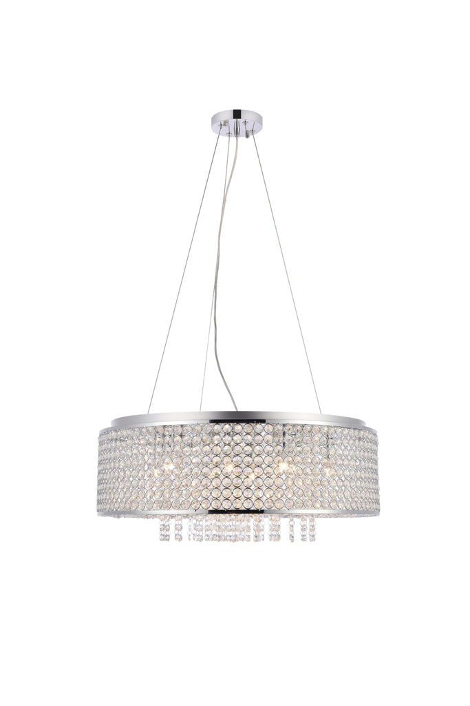 Elegant Lighting Pendant Light Royal Cut V2914D24C/RC