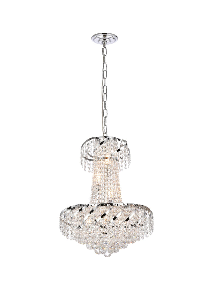 Elegant Lighting Pendant Light Royal Cut VECA1D18C/RC