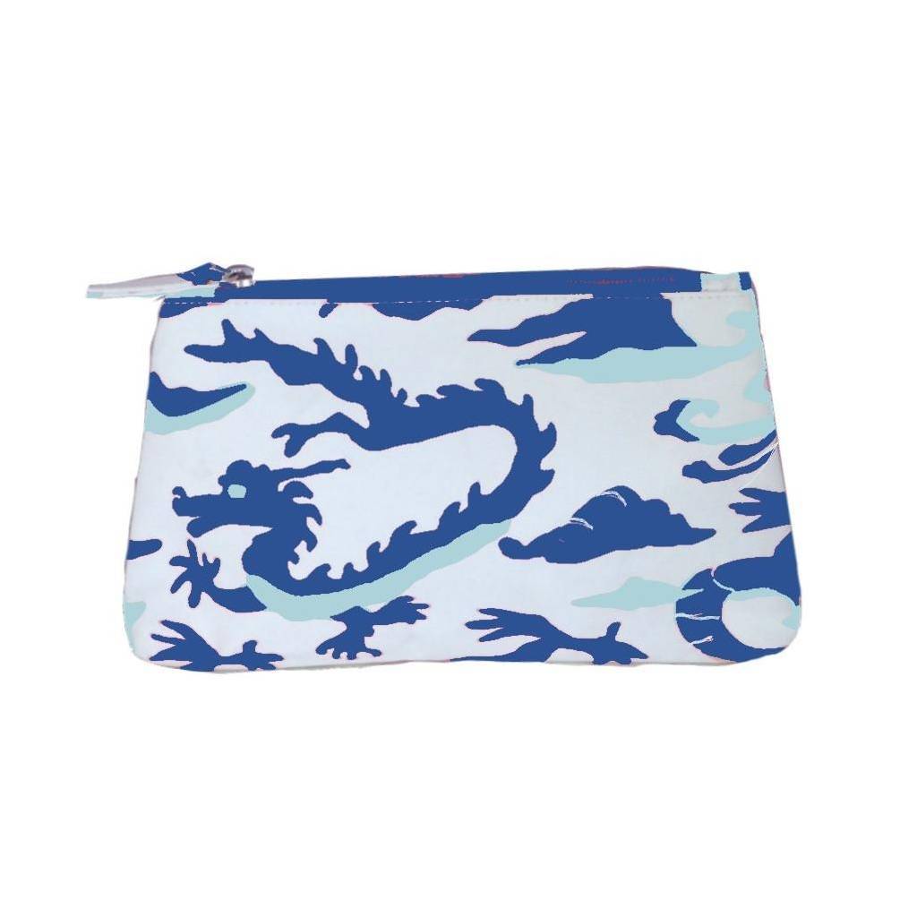 Dana Gibson Dragon in Blue Travel Bag