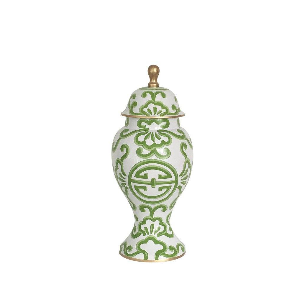 Dana Gibson Medium Ginger Jar Green Sultan