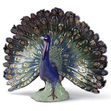 Lladro Peacock Figurine 01008777