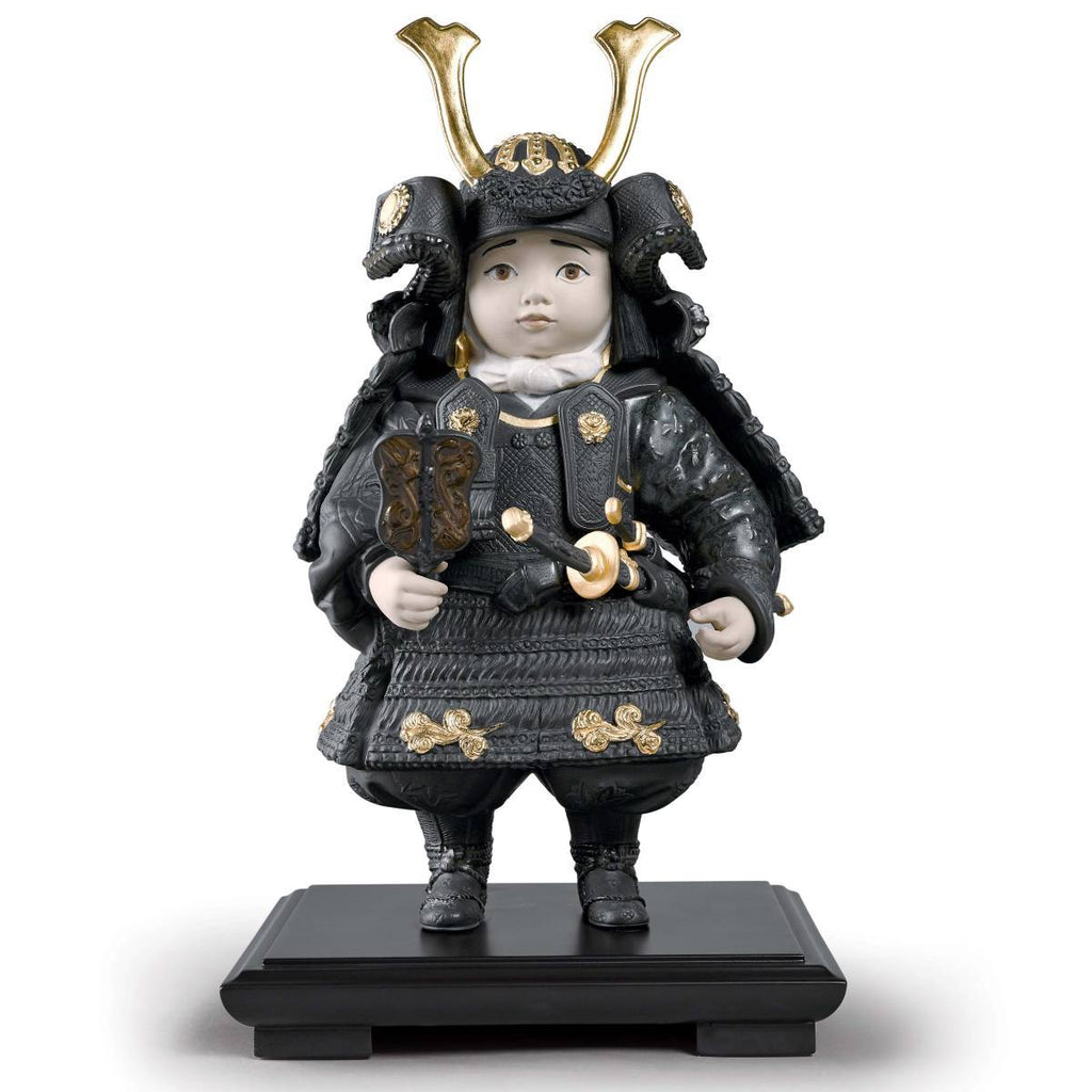 Lladro Warrior Boy Gold Figurine 01012557